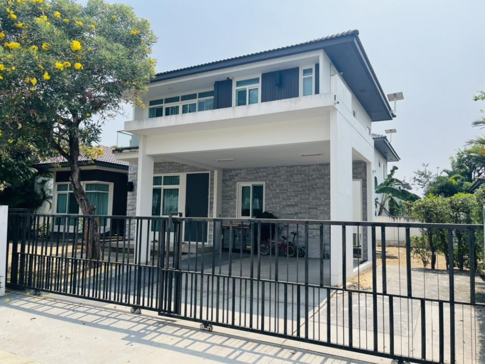 For SaleHouseEakachai, Bang Bon : ‼️Urgent sale, 2-story detached house, Manthana Village, Wongwaen, Bang Bon, complete with furniture, electricity, 101.2 sq m., usable area 200 sq m. (Code 86904)