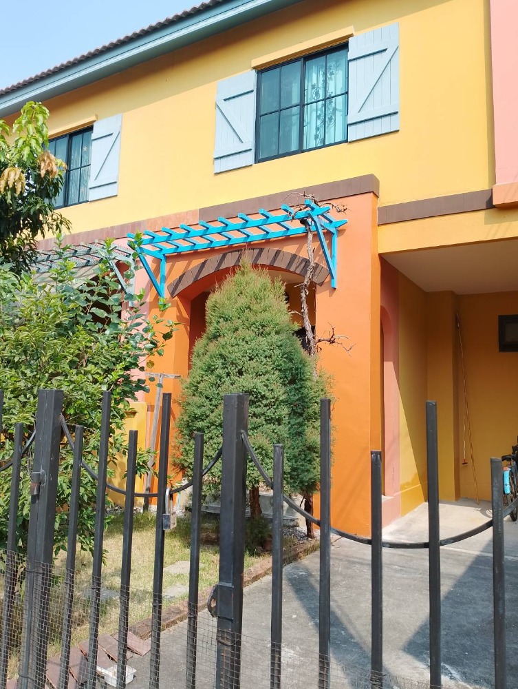 For SaleTownhouseAyutthaya : 2-story townhouse, The Palazzetto Zet 3, Wang Noi, Ayutthaya, 3 bedrooms, 2 bathrooms.