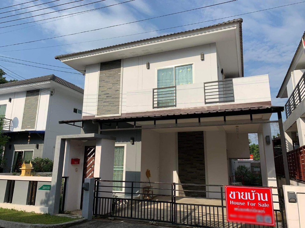 For SaleHouseChiang Mai : 🚩For Sale House in Eresma Villa project, Chiang Mai. Location in the economic area New condition, big house Ready to drag your bags in.