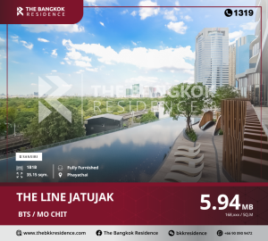 For SaleCondoSapankwai,Jatujak : The Line Jatujak-Mochit Design your own life With the speed of transportation, near BTS Mo Chit
