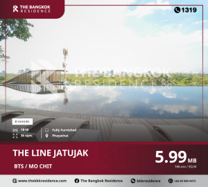 For SaleCondoSapankwai,Jatujak : Open a superior living experience at The Line Jatujak-Mochit near BTS Mochit.
