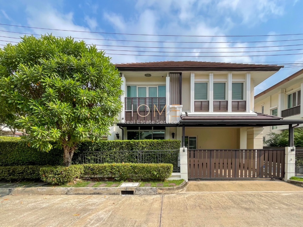 For SaleHouseLadkrabang, Suwannaphum Airport : Large size, ready to move in ✨ Single house The Centro On Nut - Wongwaen / 3 bedrooms (for sale), The Centro Onnut - Wongwaen / Detached House 3 Bedrooms (FOR SALE) COF475
