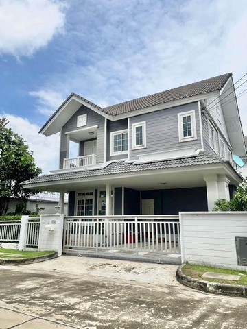 For RentHouseNawamin, Ramindra : HR1533 Single house for rent Burasiri Project (Panya Indra), convenient travel near the outer ring road.