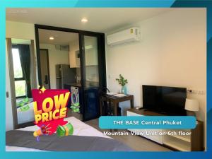 For RentCondoPhuket : The Base Central Phuket, ready to move in unit, mountain view, 6th floor.