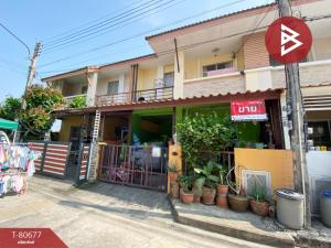 For SaleTownhouseMahachai Samut Sakhon : Townhouse for sale Kanda Village, Ban Rim Khlong 3, Phanthai Norasing, Samut Sakhon