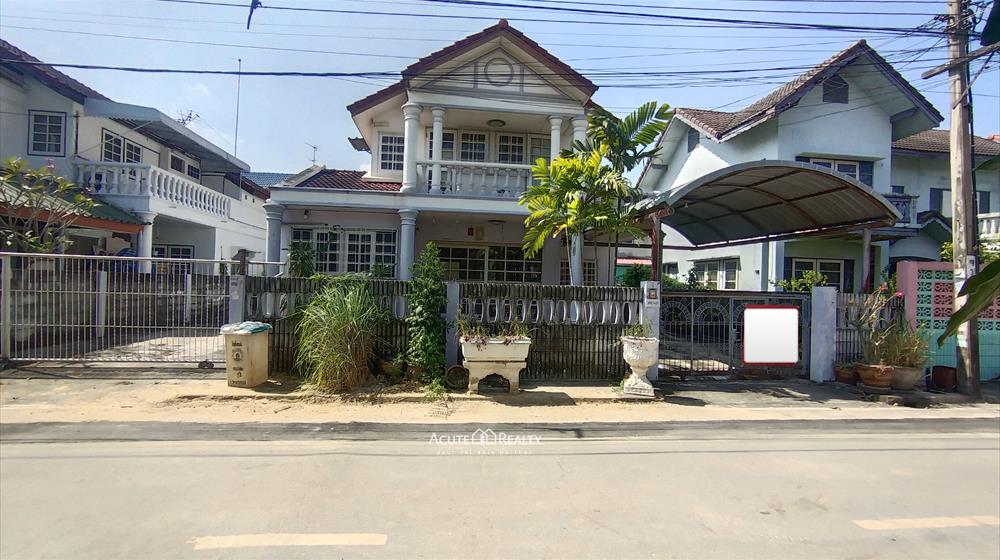 For SaleHouseRattanathibet, Sanambinna : For sale 2-storey detached house in Krisada Nakorn Village 10