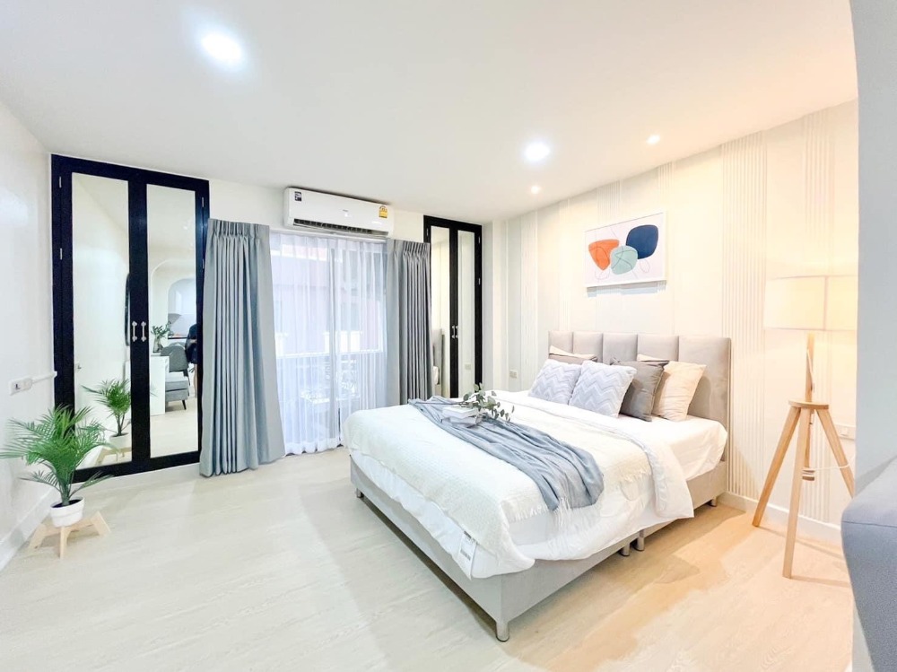 For SaleCondoRamkhamhaeng, Hua Mak : Bodin Sweet home (Bodin Sweet Home) | Only 800 meters to the MRT Orange Line, the entire room was newly renovated.