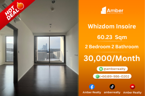 For RentCondoOnnut, Udomsuk : ⭐️Rent Whizdom Inspire Price 30,000 THB⭐️
