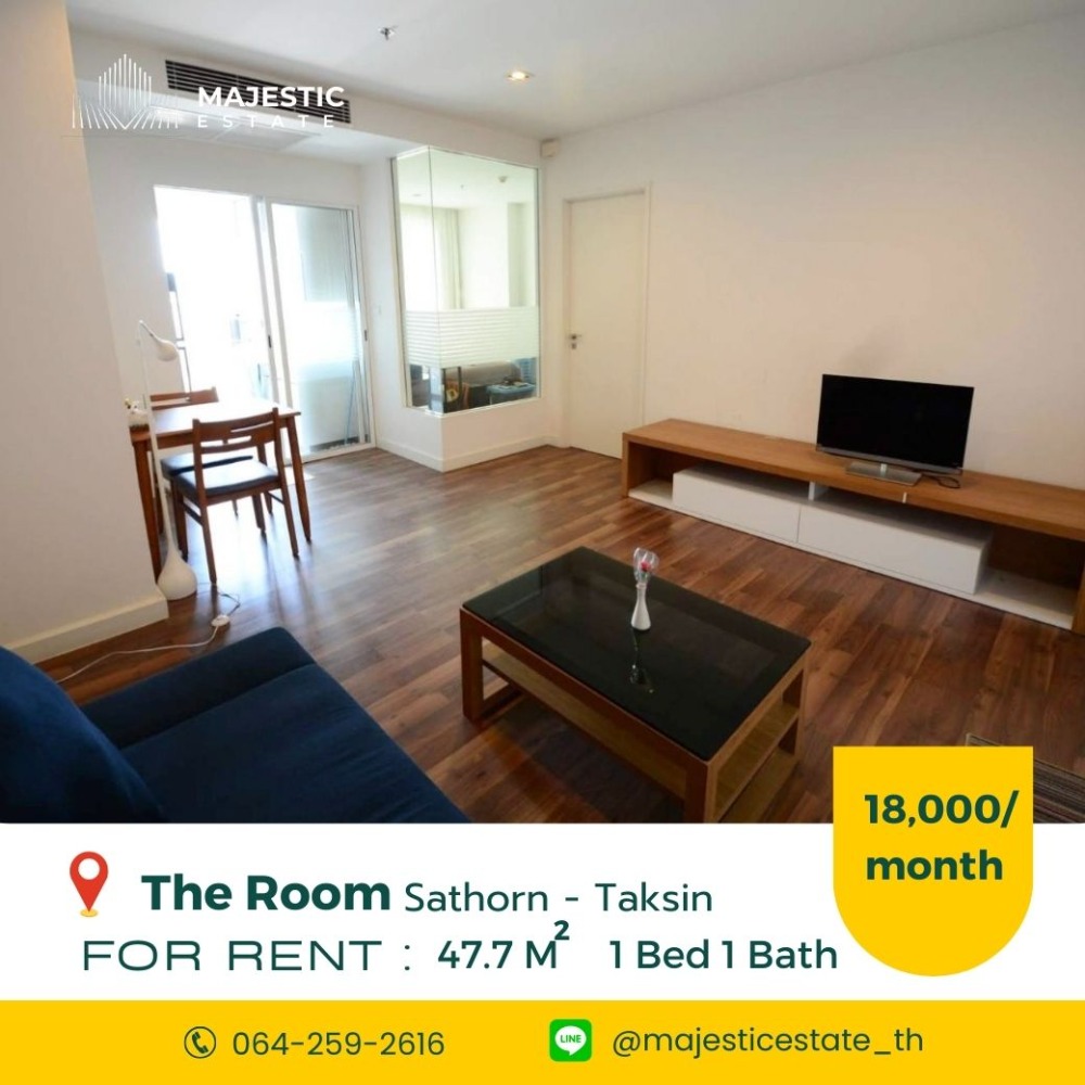 For RentCondoThaphra, Talat Phlu, Wutthakat : FOR RENT The Room Sathorn - Taksin Nearby BTS Pho Nimit  Station ONLY 18k/Month