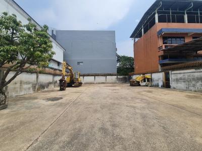 For RentLandVipawadee, Don Mueang, Lak Si : Land for rent, Vibhavadi 64, 100 sq m, concrete floor, ready for use, near Chiang Kong Laksi.