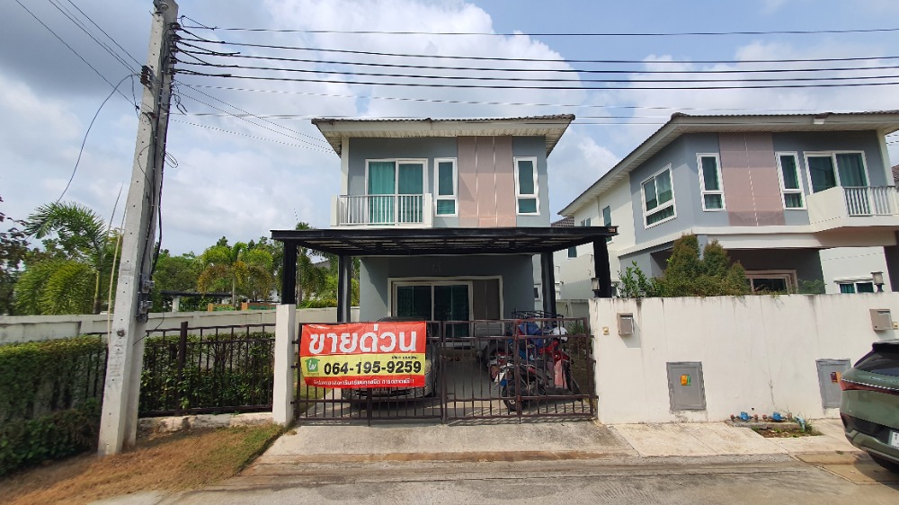 For SaleHouseLadkrabang, Suwannaphum Airport : Urgent sale!! Single house, corner house, next to the garden, Supalai Pride Bangna-Lat Krabang.