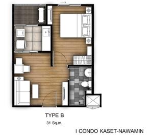 For SaleCondoKaset Nawamin,Ladplakao : 🔥Selling the cheapest price in the project! iCondo Kaset Nawamin (iCondo Kaset)🔥