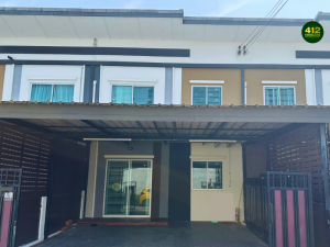 For SaleTownhouseSamut Prakan,Samrong : 2-story townhouse for sale, Lalin Town Lio Bliss Village, Theparak-Tamru, area 21.4 sq m., usable area 125 sq m., 4 bedrooms, 2 bathrooms, selling for 2.39 million.