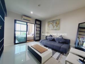 For RentCondoRatchadapisek, Huaikwang, Suttisan : 📣Metro Sky Ratchada / 1 Bedroom, decorated and ready to move in 📞 LINE : @pukkhome