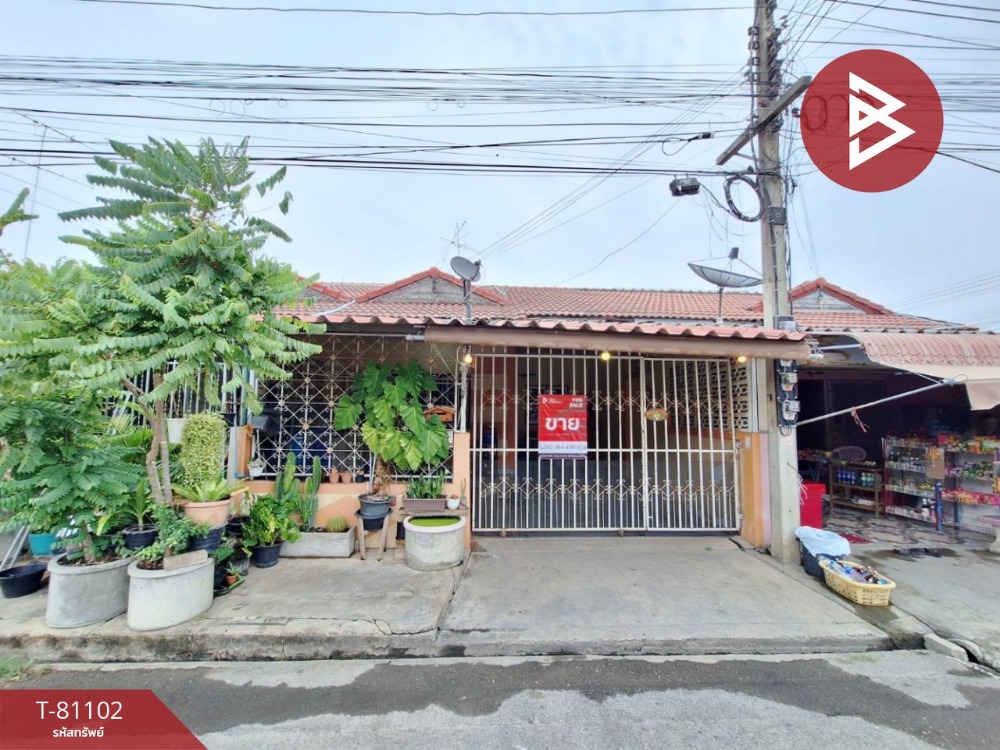 For SaleTownhouseRatchaburi : Townhouse for sale Chuenchit Village, area 27 square meters, Ban Pong, Ratchaburi