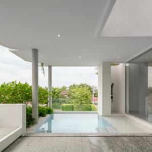 For SaleTownhousePattanakan, Srinakarin : 👉Sale Contemporary Luxury House, ARQ10 Project Rama 9 - Krungthep Kreetha with Lift and Pool