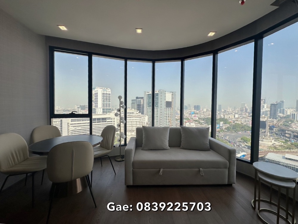 For RentCondoAri,Anusaowaree : Rent a new room! Condo IDEO Q VICTORY, brand new room, 2 bedrooms, 60,000 baht, complete with furniture and electrical appliances.