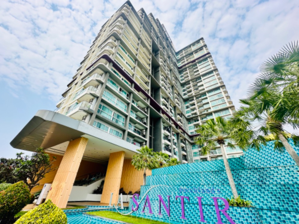 For SaleCondoPattaya, Bangsaen, Chonburi : Condo Lasantir, 9th floor, sea view, corner room, 1 bedroom, 1 bathroom, size 46.74 sq m.