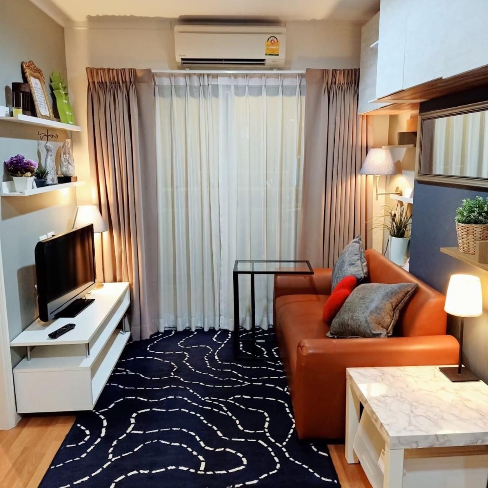 For RentCondoRama9, Petchburi, RCA : Newly arrived room, very beautifully decorated! For rent, LPN Park Rama 9, fully furnished, has washing machine, near MRT Rama 9.