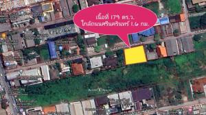 For SaleLandOnnut, Udomsuk : Empty land for sale, Srinakarin 40, Soi Supapong 1, Intersection 8, On Nut 46