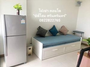 For RentCondoBangna, Bearing, Lasalle : For rent, fully furnished! 29.9 sq m, Building 3, 4th floor, CityHome Srinakarin Condo.