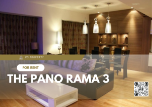 For RentCondoRama3 (Riverside),Satupadit : For rent 🔥The Pano Rama 3🔥 2 bedrooms, 2 bathrooms, furniture, complete electrical appliances, near Terminal21 Rama3.