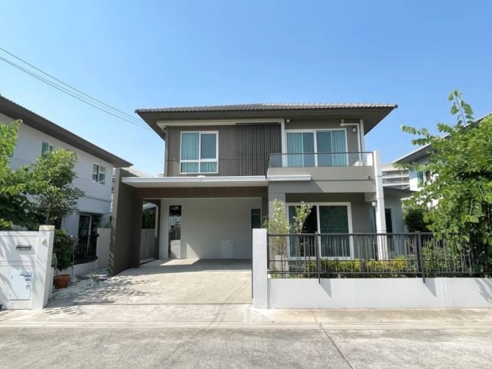 For SaleHousePhutthamonthon, Salaya : 📣Urgent!! [For Sale] Whoever buys this house is very lucky. 2nd hand detached house, Grade A, Chaiyaphruek Sai 5 #1st hand condition, brand new.