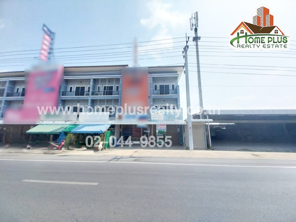 For SaleShophouseAng Thong : 3-story commercial building (back side) Ang Thong, near Pho Thong Hospital (good location, good investment)