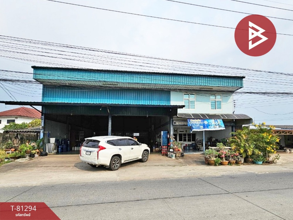 For SaleWarehousePattaya, Bangsaen, Chonburi : Warehouse with house for sale, area 1 ngan 11 square meters, Ban Bueng, Chonburi
