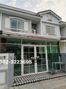 For RentHouseSamut Prakan,Samrong : Townhouse for rent, Villaggio Bangna project, ready to move in, pets allowed, interested 082-3223695