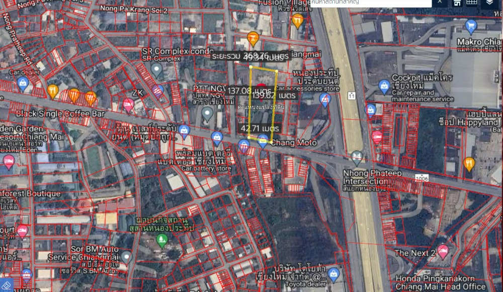 For SaleLandChiang Mai : Land for sale in the heart of Chiang Mai city.