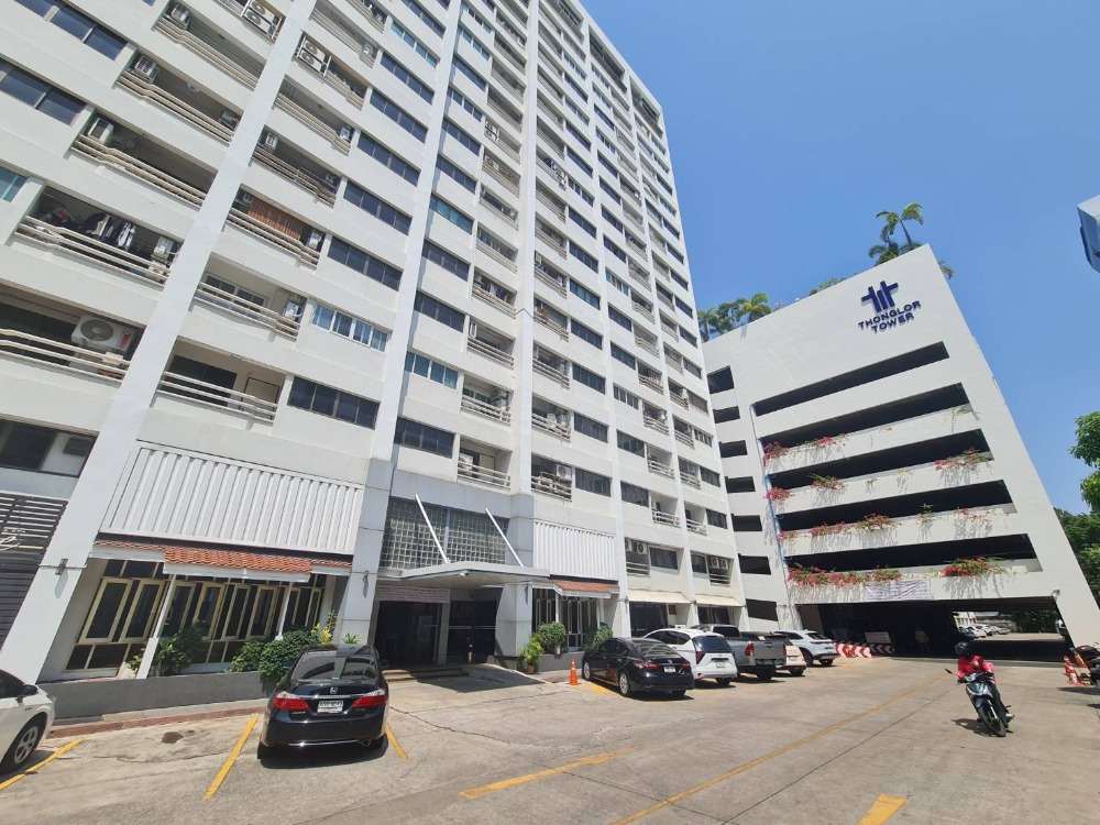 For SaleCondoSukhumvit, Asoke, Thonglor : #Condo for sale, Thonglor Tower, Building B, 7th floor, area 98 sq m., 3 bedrooms, 2 bathrooms, newly renovated #Thonglor Road, Soi Thonglor 18, Khlong Tan Subdistrict #Khlong Toei District #Bangkok