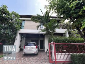 For RentHouseLadkrabang, Suwannaphum Airport : Single house for rent Lake View Park private corner house.