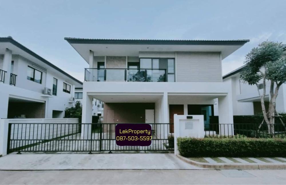 For SaleHouseBangna, Bearing, Lasalle : Beautiful new detached house for sale, Nirati Village, Bangna, Soi Sukhaphiban 6 (Soi Wat Luang Pho To), Bang Phli Yai, Samut Prakan.