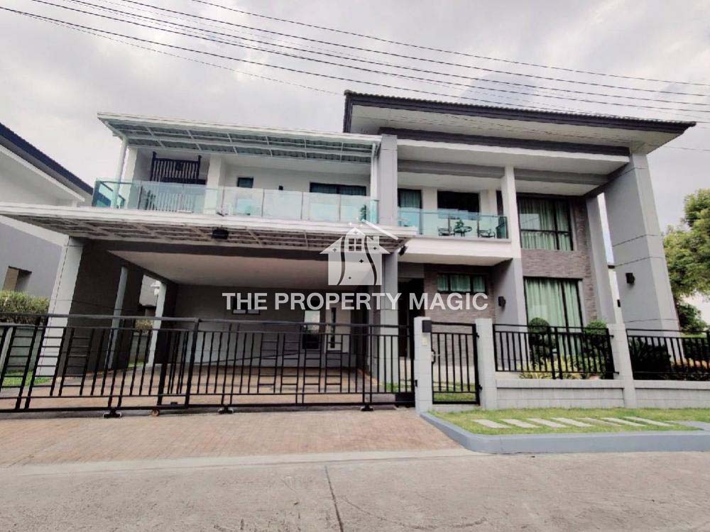 For RentHousePattanakan, Srinakarin : 2-story detached house with furniture for rent in Phatthanakan-On Nut area. Near Seacon Square Srinakarin, only 5.5 km.