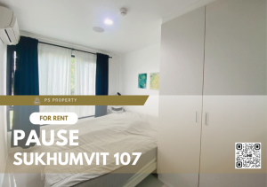 For RentCondoSukhumvit, Asoke, Thonglor : For rent 📌Pause sukhumvit 107📌 convenient travel near BTS Bearing, furniture, complete electrical appliances.