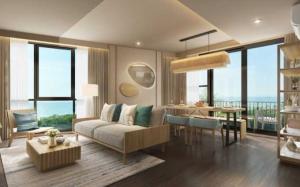 For SaleCondoPattaya, Bangsaen, Chonburi : New owner: Condominium for sale, Bayphere Premier Suite, size 44.40 sq m, facing south, 1 bedroom, 1 bathroom, 1 living room.