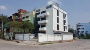 For RentHome OfficeVipawadee, Don Mueang, Lak Si : Code C6071, 4-story office building for rent, parking for many cars. Vibhavadi Rangsit Road Near Don Mueang Airport