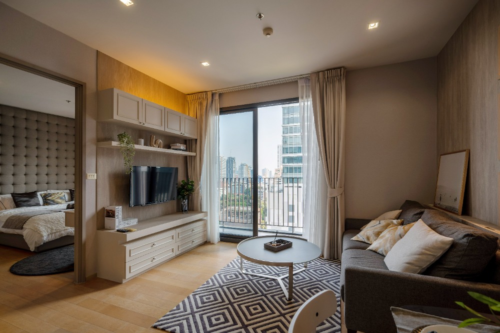 For SaleCondoSukhumvit, Asoke, Thonglor : Condo in the heart of Thonglor, 1 bedroom, 1 bathroom, fully decorated, ready to move in or rent out.