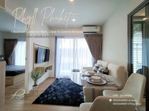 For RentCondoPhuket : New condo for rent behind Central Feel Phuket Condo, fully furnished. The room is ready to move in.