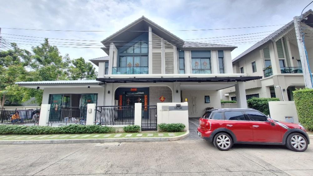 For SaleHouseBangna, Bearing, Lasalle : Fully furnished house for sale at Bangkok Boulevard (Srinakarin - Bangna Project)