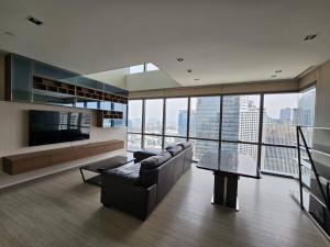 ให้เช่าคอนโดสุขุมวิท อโศก ทองหล่อ : For Rent Duplex 2Beds 3Bathroom High Fl. Very Nice View, 69,000 THB / Month
