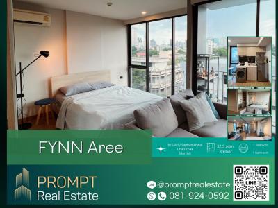 For RentCondoAri,Anusaowaree : For rent, Fynn Aree Condo | Finn Aree 32.5 sqm. #FynnAreeCondo near BTS Ari PR0093