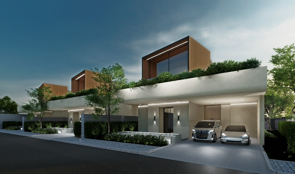For SaleHousePattaya, Bangsaen, Chonburi : Luxury pool villa for sale in Pattaya