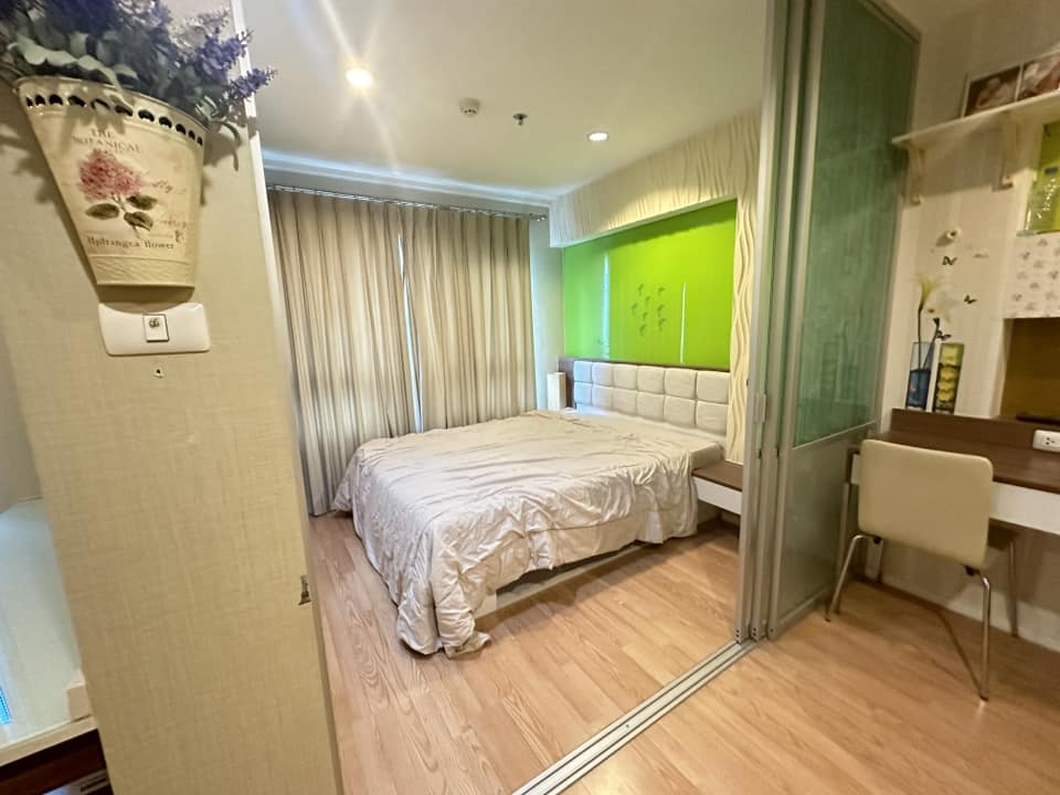 For RentCondoBangna, Bearing, Lasalle : For rent, Lumpini Ville Lasalle-Bearing, 2nd floor, Building A (corner room)