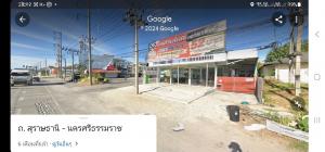 For SaleShophouseNakhon Si Thammarat : Commercial building, glass room, next to the main road, suitable for a showroom.