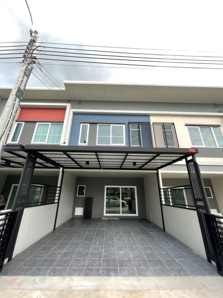 For SaleTownhouseNonthaburi, Bang Yai, Bangbuathong : Townhome Layout, single house in the heart of Ratchaphruek, very new condition, decorated with electrical appliances 🧳 Just drag your bags and move in.
