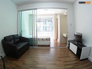 For RentCondoOnnut, Udomsuk : FOR RENT>> A Space ME Sukhumvit 77>> New room, fully decorated, ready to move in Bedroom with pool view, 2nd floor, Building A, near BTS On Nut #LV-MO178