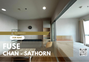 For RentCondoSathorn, Narathiwat : For rent 🔥Fuse Chan - Sathorn🔥Furniture Complete electrical appliances Ready to move in, near BTS Surasak.