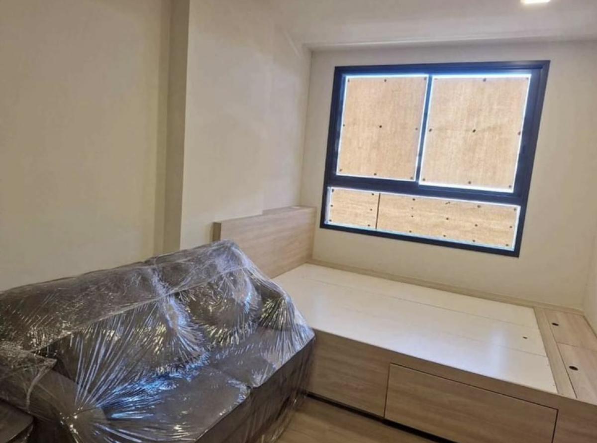 For RentCondoBangna, Bearing, Lasalle : Condo for rent, The Muve Bangna, has a washing machine, new room, ready to move in.